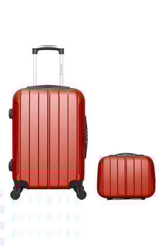 Bagaglio a mano e beauty-case Bluestar Napoli - Rosso - 55/30 cm