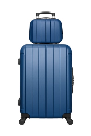 Valigia media e beauty-case Bluestar Napoli - Navy - 41/30 cm