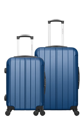 Valigia media e bagaglio a mano Bluestar Napoli - Navy - 41/35 cm