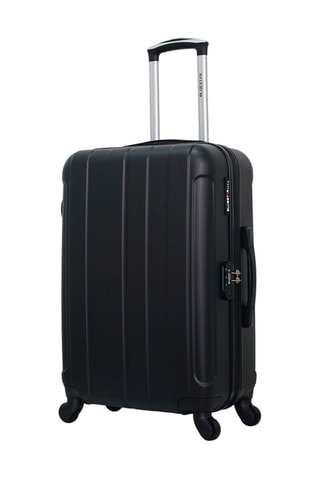 Set 2 valigie e beauty-case Bluestar Napoli - Nero - 65/55/30 cm