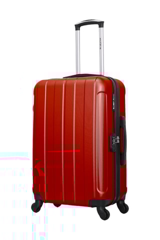 Set 2 valigie e beauty-case Bluestar Napoli - Rosso - 65/55/30 cm