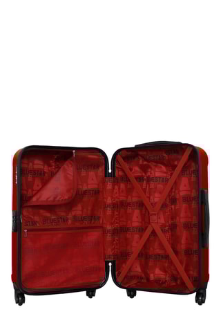 Set 2 valigie e beauty-case Bluestar Napoli - Rosso - 65/55/30 cm