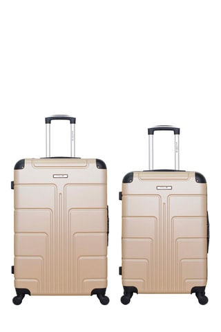 Valigia grande e valigia media Bluestar Ottawa - Beige - 75/65 cm