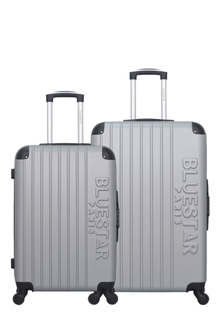 Valigia grande e valigia media Bluestar Bucarest - Grigio - 75/65 cm