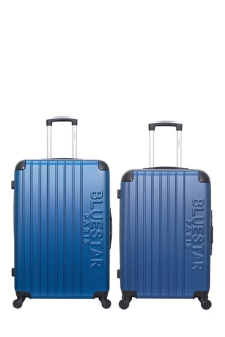 Valigia grande e valigia media Bluestar Bucarest - Navy - 75/65 cm