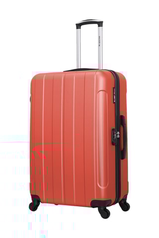 Set 2 valigie e beauty-case Bluestar Napoli - Corallo - 75/55/30 cm