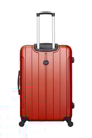 Set 2 valigie e beauty-case Bluestar Napoli - Rosso - 75/55/30 cm