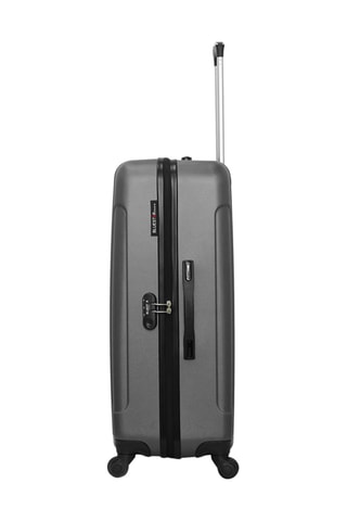 Set 2 valigie e beauty-case Bluestar Napoli - Grigio scuro - 75/55/30 cm