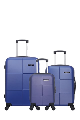 Set 3 valigie Bluestar Miami - Navy - 65/55/30 cm
