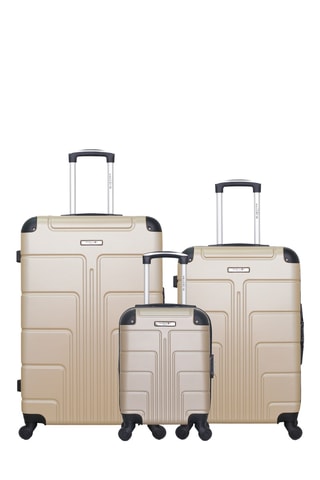 Set 3 valigie Bluestar Ottawa - Beige - 75/65/46 cm
