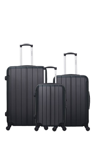 Set 3 valigie Bluestar Napoli - Nero - 75/65/55 cm