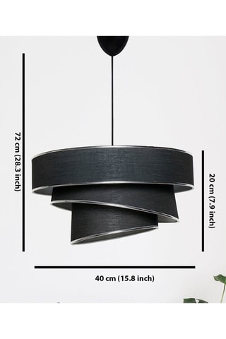 Lámpara de techo Couper - Negro