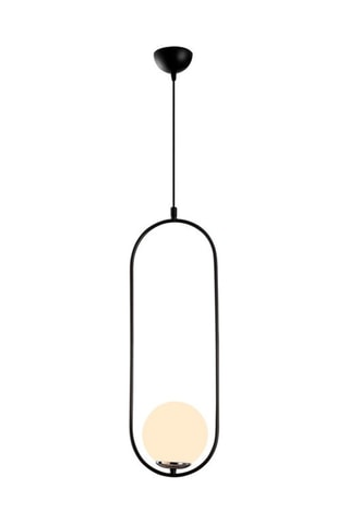 Lámpara de techo Mudoni - Negro y blanco - 100 W