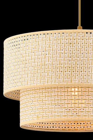 Lámpara de techo - Beige y dorado - 45-60 W