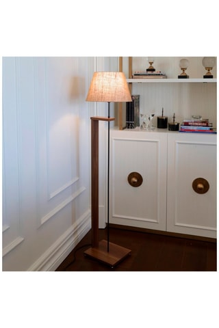 Lampadaire en bois Ayd - Naturel - 60 W - 150 cm