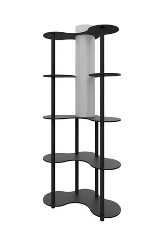 Lámpara de pie - Marfil y negro - 40 W - 150 cm