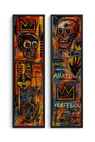 2 tableaux - 25 x 100 cm