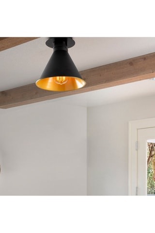 Plafón Berceste - Negro