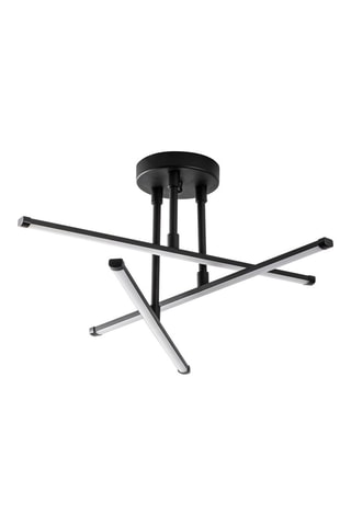 Plafón LED Ledflower - Negro - 18 W