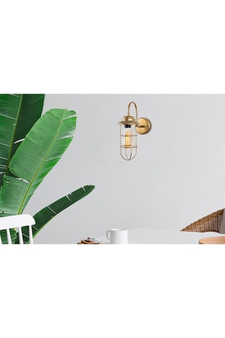 Aplique mural Mahoni - Dorado -  40 W