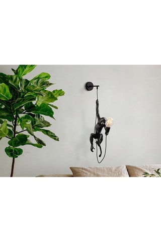 Aplique mural Singe 2 - Negro