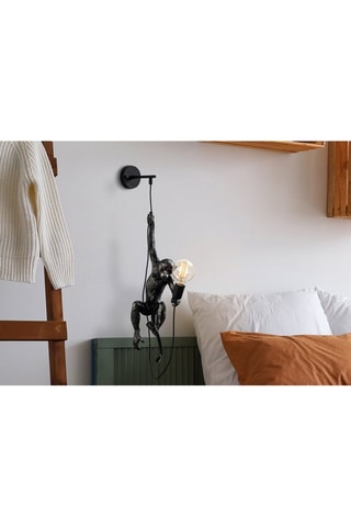 Aplique mural Singe 2 - Negro