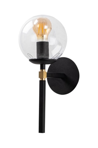 Aplique mural - Negro - 40 W