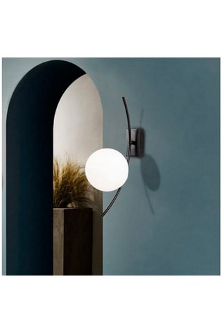 Aplique mural Hilal - Negro