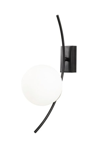 Aplique mural Hilal - Negro