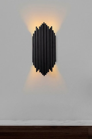 Aplique mural Kara - Negro - 40 W