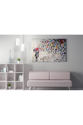 Cuadro «Butterfly Girl» Banksy - 50 x 70 cm