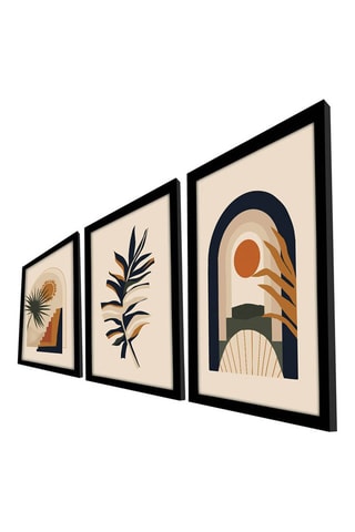 3 cuadros de madera - 38 x 53 cm