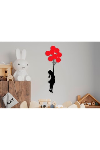 Décoration murale "Fille aux ballons volants" - Banksy