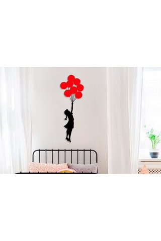 Décoration murale "Fille aux ballons volants" - Banksy