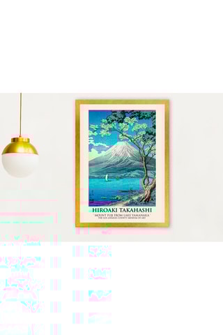 Cuadro «Monte Fuji desde el lago Yamanaka" - Hiroaki Takahashi