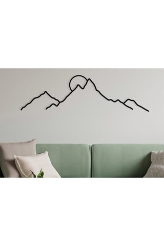 Décoration murale Ayers -  Noir - 100 x 29 cm