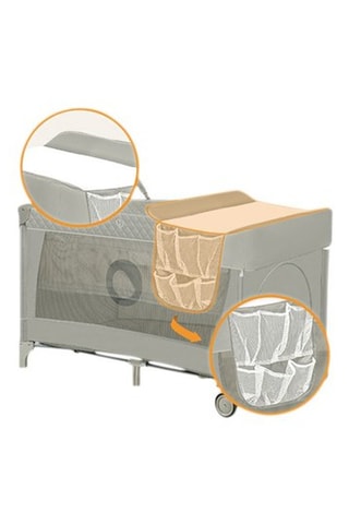 Reisbed 2-in-1 Flower - Vanaf de geboorte - T/m 15 kg