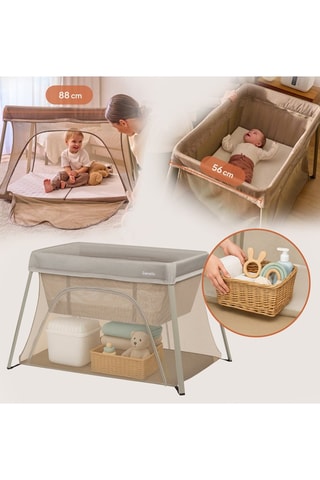 Babybed Alice - Beige - Vanaf de geboorte t/m 36 maanden - T/m 15 kg