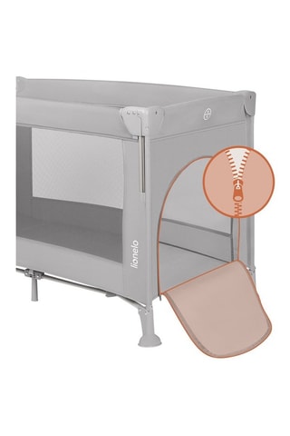 Babybed Ellen - Grijs - Vanaf de geboorte t/m 36 maanden - T/m 15 kg