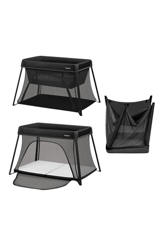 Babybed Alice - Zwart - Vanaf de geboorte t/m 36 maanden - T/m 15 kg