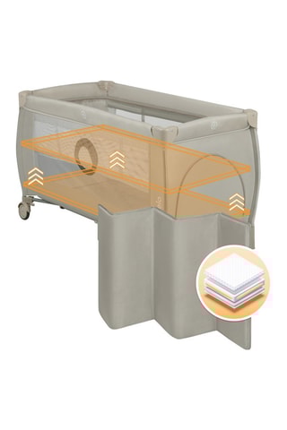 Reisbed 2-in-1 Stefi Plus - Vanaf de geboorte - T/m 15 kg