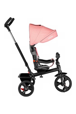 2-en-1 Driewieler Haari Roze en Grijs