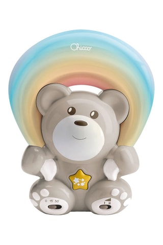 Orsetto musicale da posare - Beige e bianco