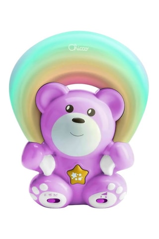 Orsetto musicale arcobaleno - Dalla nascita - Rosa