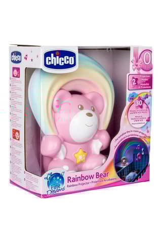 Orsetto musicale arcobaleno - Dalla nascita - Rosa