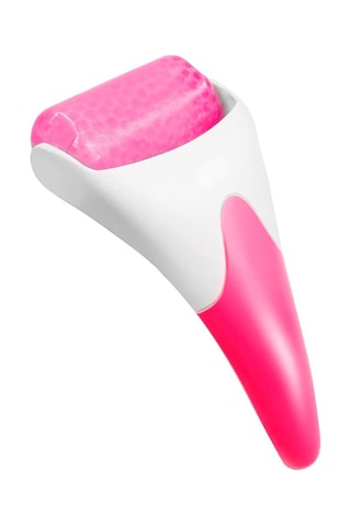Rullo di ghiaccio per viso - Fucsia e Bianco