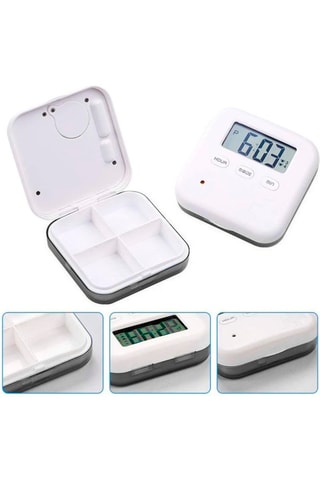 Portapillole digitale - Grigio