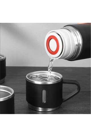 Set bottiglia termica e 3 tazze - 500 ml