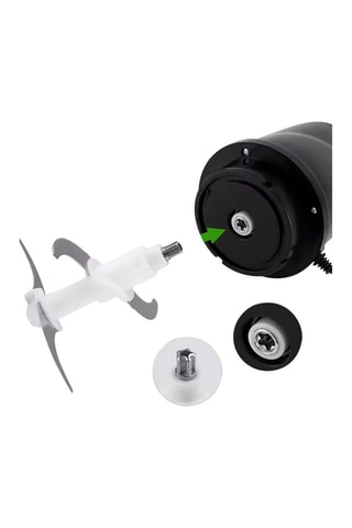 Tritatutto elettrico - 2 l - Argentato e nero