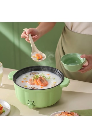 Pentola a pressione vapore elettrica multifunzione - Verde - 2,5 l